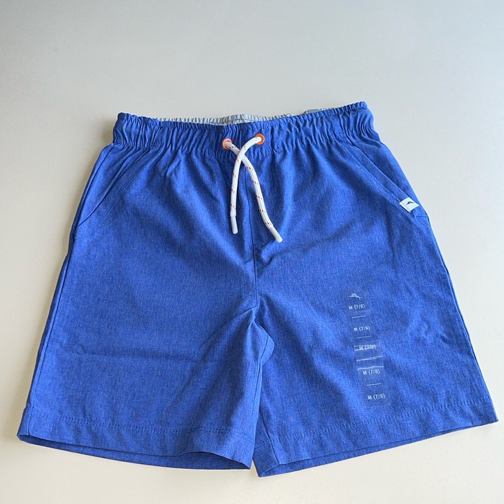 Tommy Bahama Kids Active Pull On Shorts in Blue